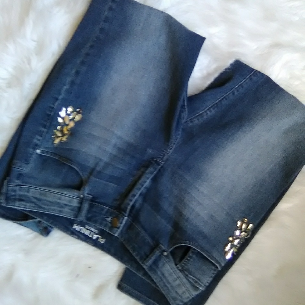 Chicos Embellished Jeans
